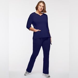 Jaanuu Yoga Pants Scrubs Navy